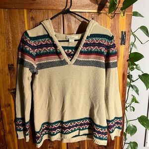 Natural reflections hooded sweater